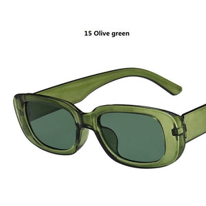 Small Rectangle Sunglasses Women Oval Vintage Brand Designer Square Sun Glasses For Women Shades Female Eyewear Anti-glare UV400 | TageUnlimited
