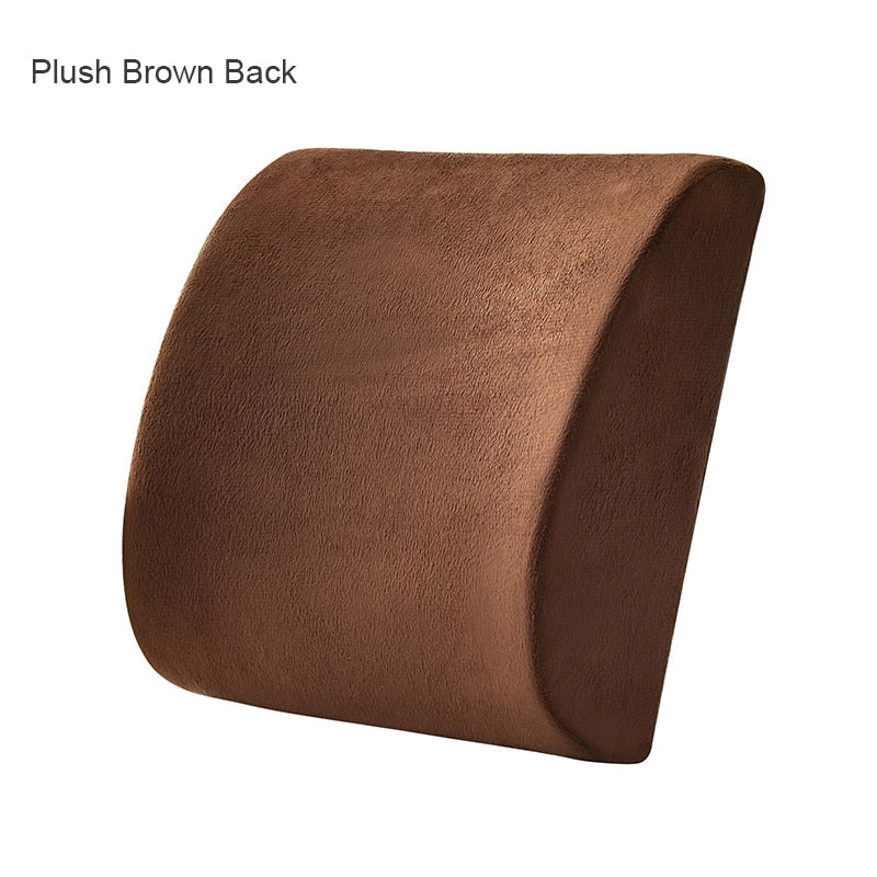 Orthopedics Hemorrhoids Seat Cushion Memory Foam Car Rebound Cushion Office Chair Lumbar Support Pain Relief Breathable Pillow | TageUnlimited