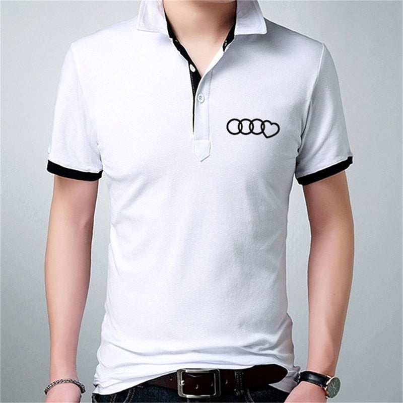 Summer Fashion Mens Short Sleeve Po Lo Shirts Design Logo Printed Casual Cotton Polos Homme Clothes Male Lapel Tops S-5Xl | TageUnlimited