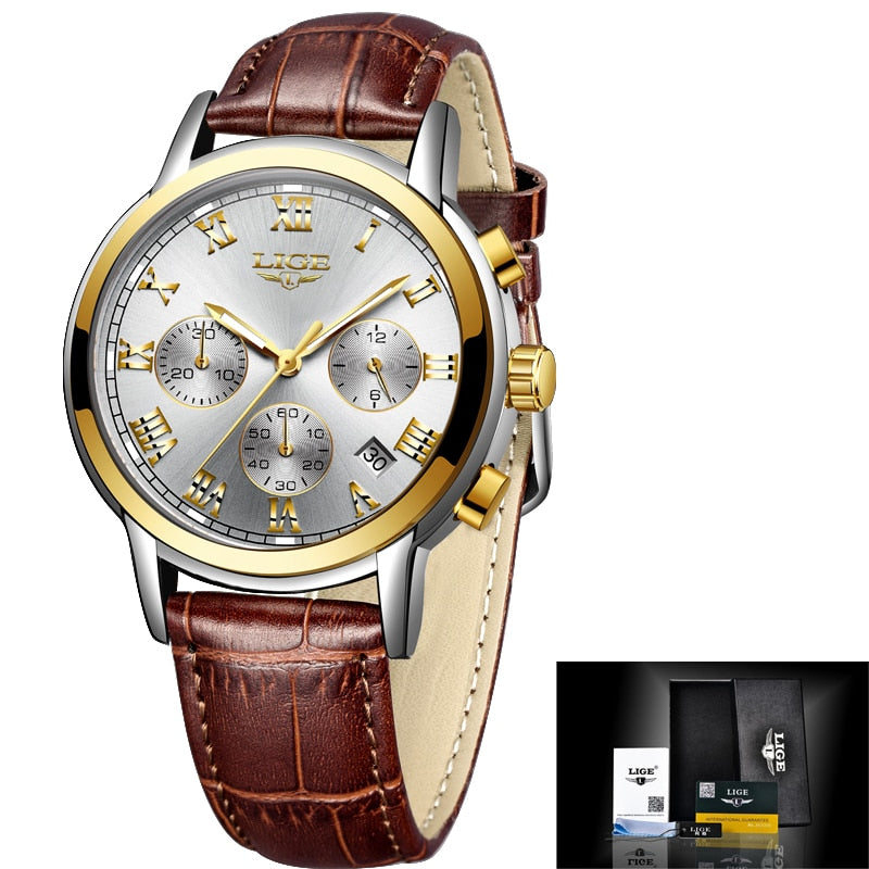 New Fashion Women Watches LIGE Top Brand Ladies Luxury Creative Steel Women Bracelet Watches Female Quartz Waterproof Watch Gift | TageUnlimited