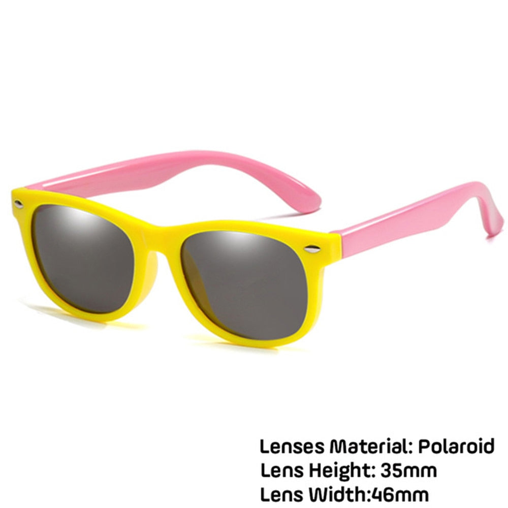 LongKeeper Kids Polarized Sunglasses TR90 Boys Girls Sun Glasses Silicone Safety Glasses Gift For Children Baby UV400 Eyewear | TageUnlimited