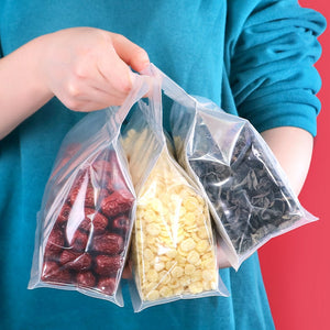 Silicone Food Storage Containers Leakproof Containers Reusable Stand Up Zip Shut Bag Cup Fresh Bag Food Storage Bag Fresh Wrap | TageUnlimited