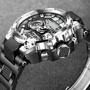 LIGE Digital Men Military Watch 50m Waterproof Wristwatch LED Quartz Clock Sport Watch Male Big Watches Men Relogios Masculino | TageUnlimited