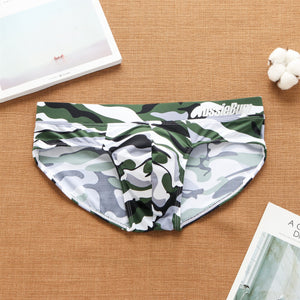 Brand Men's Underwear Cool Summer Camouflage Personality Low Waist Sexy Close-Fitting Comfortable Briefs Underpants For Men's | TageUnlimited