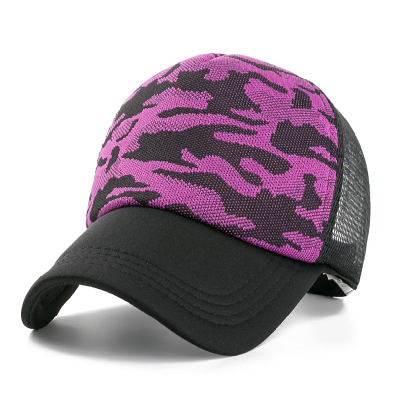 Unisex Cap Casual Plain Mesh Baseball Cap Adjustable Snapback Hats. | TageUnlimited