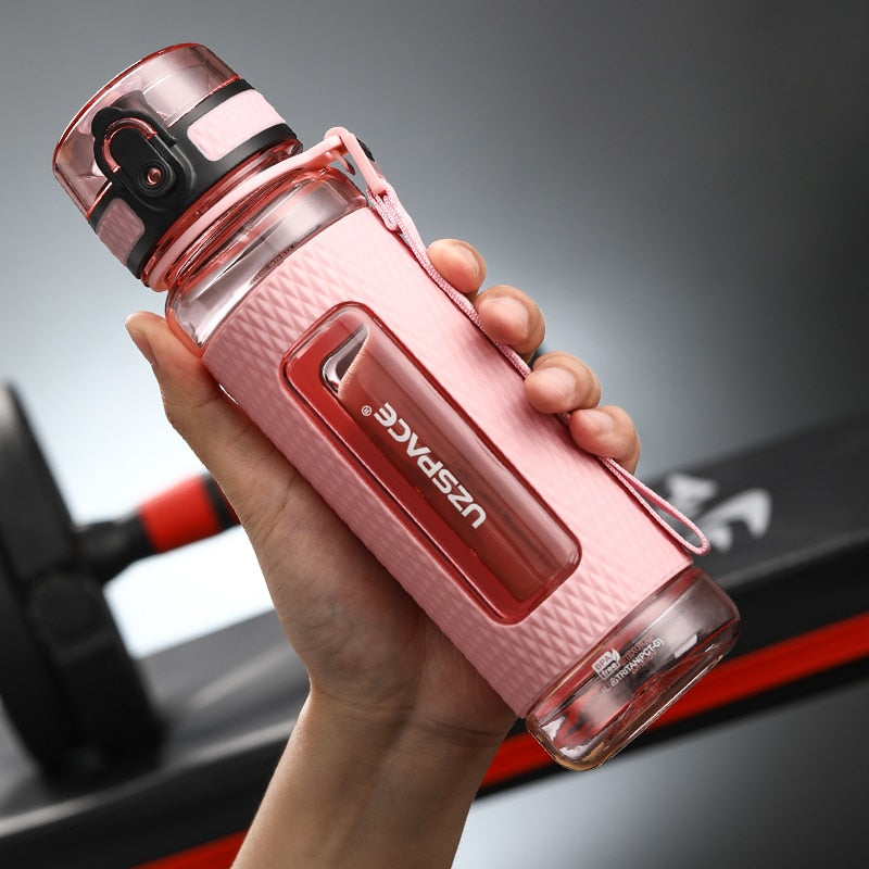 UZSPACE Sport Water Bottles BPA Free Portable Gym Anti-fall Leak-proof Large Capacity Fitness Kettle Tritan Plastic Drink Bottle | 0 | TageUnlimited