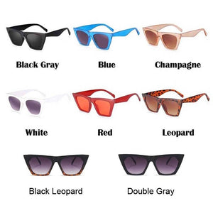 Square Sunglasses Woman Black Cat Eye Brand Designer Sun Glasses Female Travel Driver Gradient Fashion Oculos De Sol | TageUnlimited