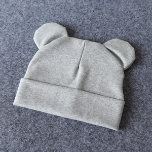 Baby Hat With Ears Cotton Warm Newborn Accessories Baby Girl Boy Autumn Winter Hat For Kids Infant Toddler Beanie Cap Girls Hat | TageUnlimited