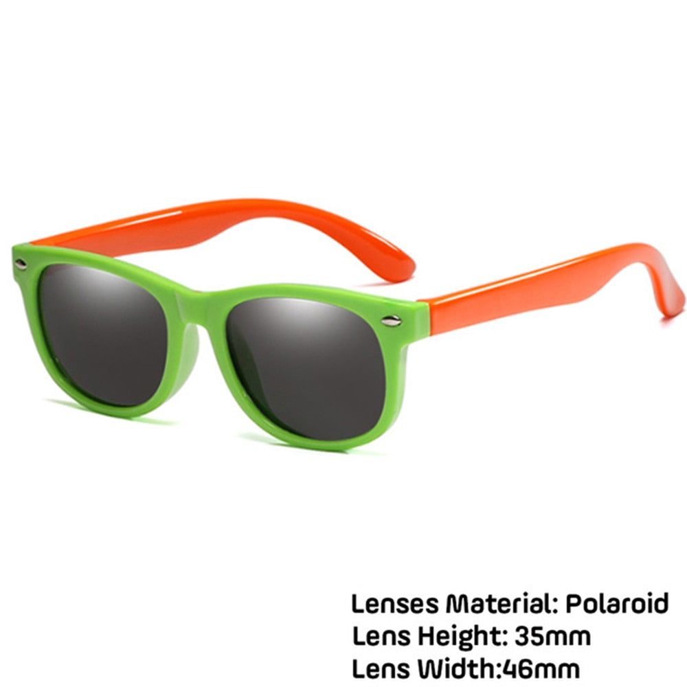 LongKeeper Kids Polarized Sunglasses TR90 Boys Girls Sun Glasses Silicone Safety Glasses Gift For Children Baby UV400 Eyewear | TageUnlimited