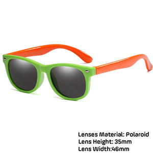 LongKeeper Kids Polarized Sunglasses TR90 Boys Girls Sun Glasses Silicone Safety Glasses Gift For Children Baby UV400 Eyewear | TageUnlimited