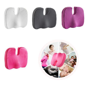Travel Coccyx Seat Cushion Memory Foam U-Shaped Pillow For Chair Cushion Pad Car Office Hip Support Massage Orthopedic Pillow | TageUnlimited