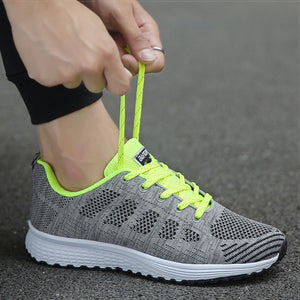 Women Casual Shoes Fashion Breathable Walking Mesh Flat Shoes Woman White Sneakers Women  Tenis Feminino Female Shoes | TageUnlimited