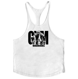 Summer Y Back Gym Stringer Tank Top Men Cotton Clothing Bodybuilding Sleeveless Shirt Fitness Vest Muscle Singlets Workout Tank | TageUnlimited