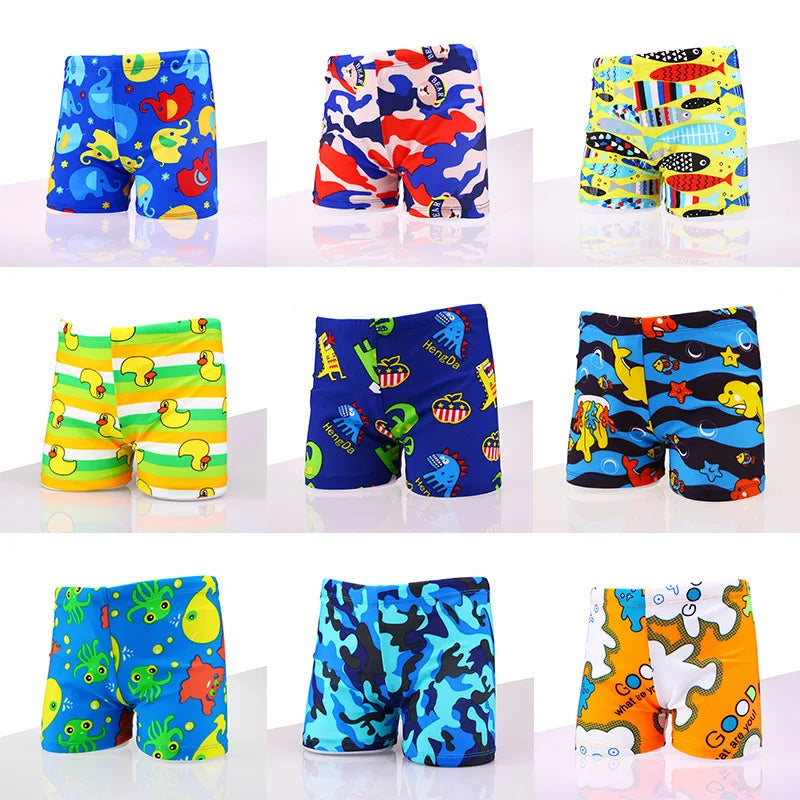 New Children Swimming Trunks For Boys Swimwear Quick-drying Short Kids Cartoon Bathing Suits Boy Swimming Shorts Beach Swimwears
