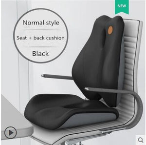 Memory Foam Seat Cushion Orthopedic Pillow Coccyx Office Chair Cushion Support Waist Back Pillow Car Seat Hip Massage Pad Sets | TageUnlimited