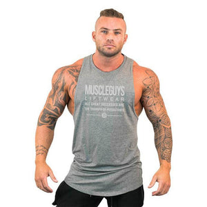 Brand Clothing Men Gym Singlet Muscle Stringer Tank Tops Fitness Sports Sleeveless Shirt Y BACK Racer Workout Tops Vest | TageUnlimited