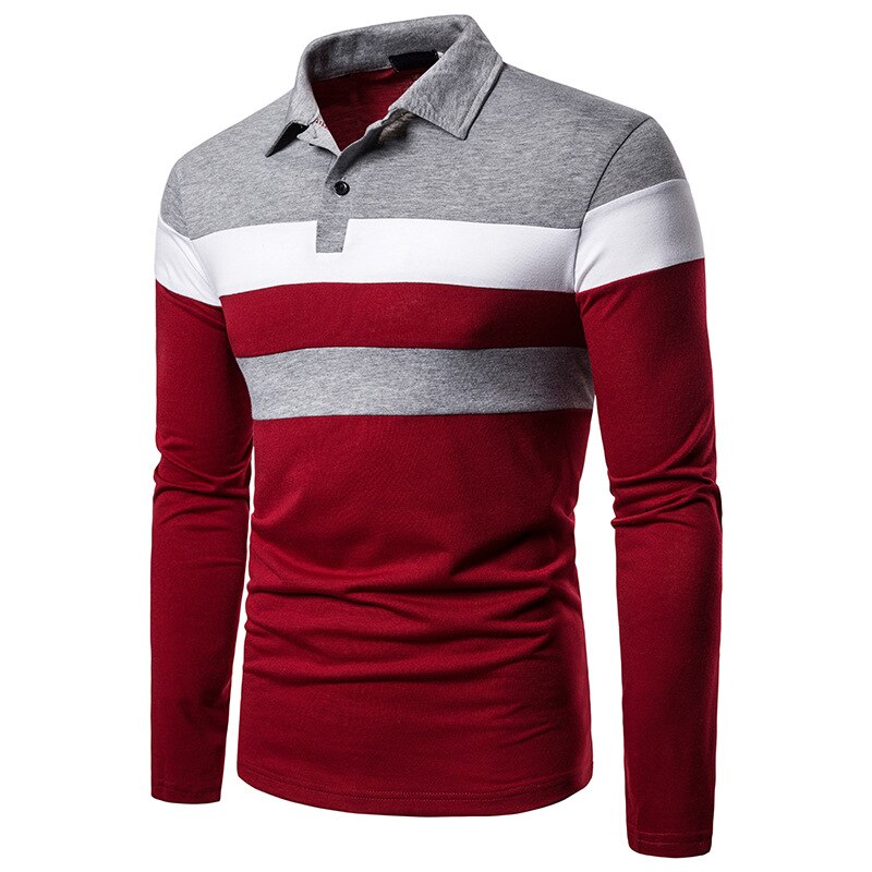 Mens Casual Shirts Long Sleeve Warm Stretch Slim Basic Shirt Striped Print  Long Sleeve Shirt S -5XL | TageUnlimited