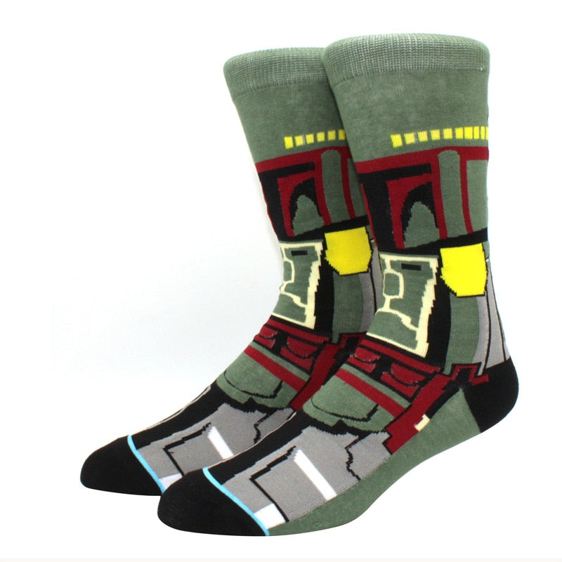 Star Wars Movie Stockings Master Yoda R2-D2 Cosplay Socks Wookiee Jedi Knight Novelty Men&#39;s Women&#39;s Socks Spring Autumn Winter | TageUnlimited