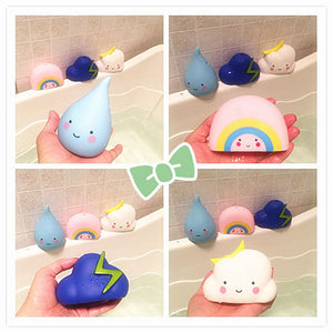 Cute Baby Bath Toys Bathroom Play Water Spraying Tool Clouds Shower Floating Toys Kids Bathroom Water Toys Early Educational | TageUnlimited