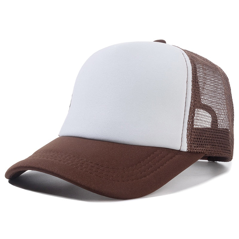 Unisex Cap Casual Plain Mesh Baseball Cap Adjustable Snapback Hats. | TageUnlimited