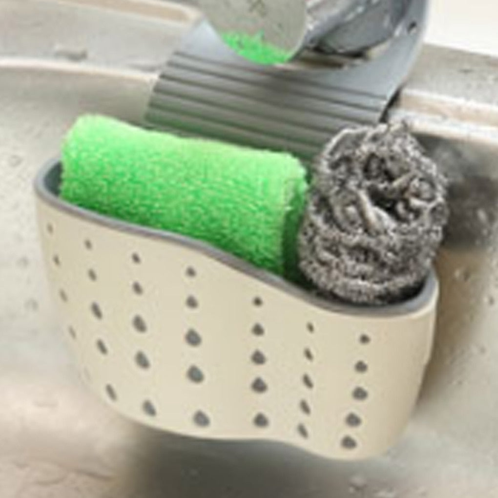 Kitchen Gadgets Portable Basket Home Kitchen Hanging Drain Basket Bag Bath Storage Tools Sink Holder Kitchen Accessory Utensils | TageUnlimited