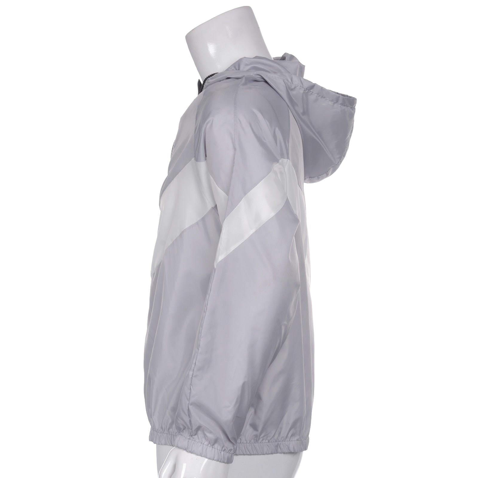 Men’s Winter Fall Thin Hoodies Outfits, Long Sleeve Color Block Zipper Hooded Sweatshirts New Fashion | TageUnlimited