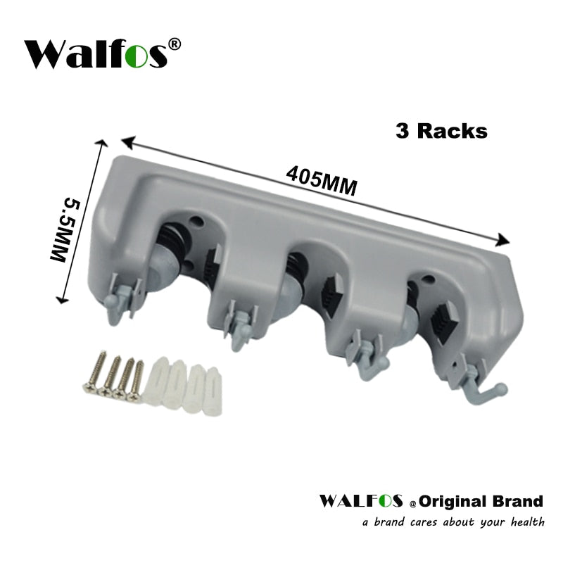 Kitchen Organizer Wall Mounted Kitchen Shelf Storage Holder for Mop Brush Broom Mops Hanger Organizer Too | TageUnlimited