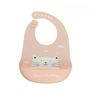 Waterproof Baby Bibs Soft Silicone Scarf Cute Cartoon Brint Baby Items Boys And Girls Adjustable Bibs Burp Sloths | TageUnlimited