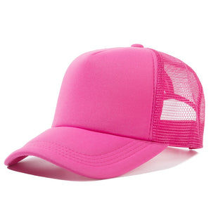 Unisex Cap Casual Plain Mesh Baseball Cap Adjustable Snapback Hats. | TageUnlimited