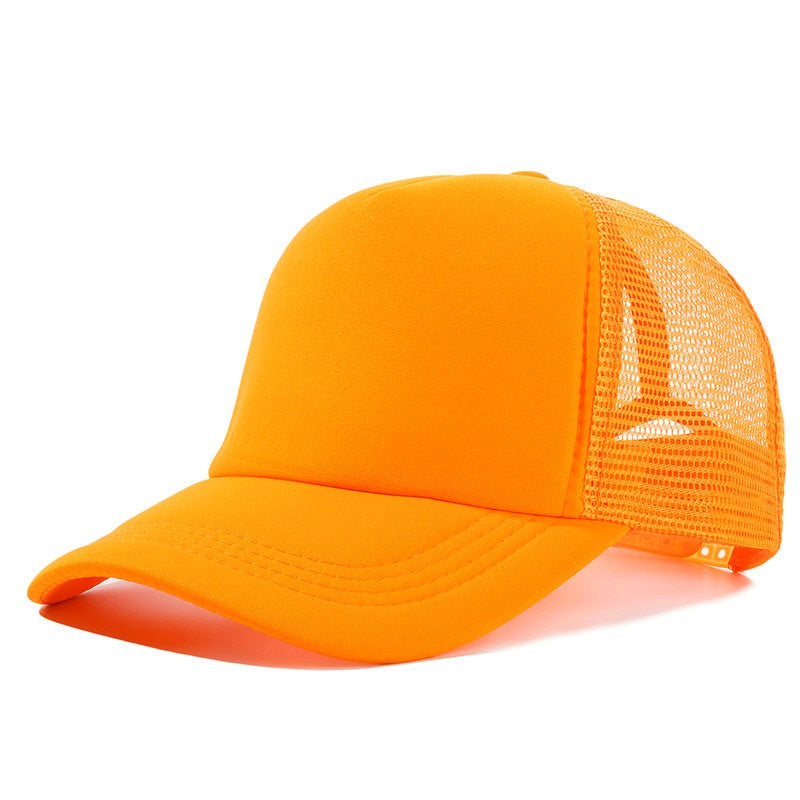 Unisex Cap Casual Plain Mesh Baseball Cap Adjustable Snapback Hats. | TageUnlimited