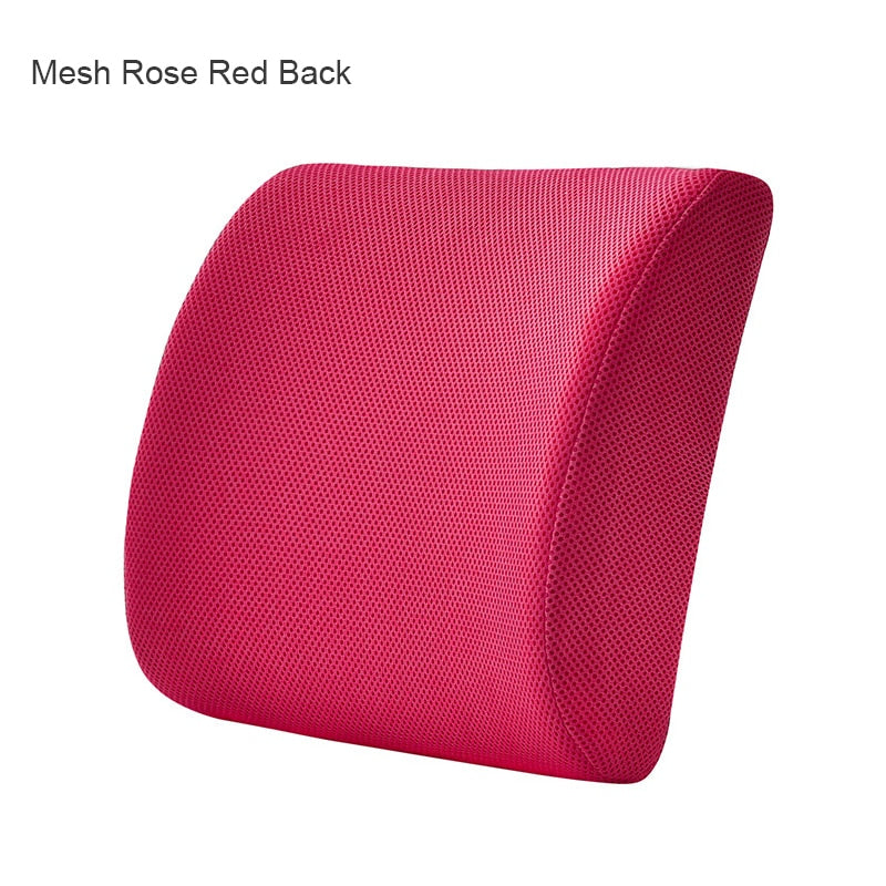 Orthopedics Hemorrhoids Seat Cushion Memory Foam Car Rebound Cushion Office Chair Lumbar Support Pain Relief Breathable Pillow | TageUnlimited