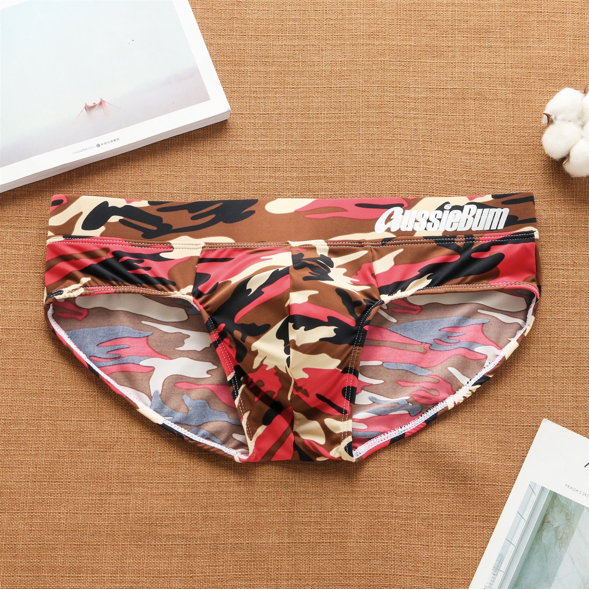Brand Men's Underwear Cool Summer Camouflage Personality Low Waist Sexy Close-Fitting Comfortable Briefs Underpants For Men's | TageUnlimited