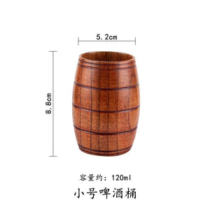 Restaurant Home Handle Coffee Cup Gift Handy Wooden Cup Jujube Creative Water Cup Water Bottle Kitchen Items Wholesale Items | TageUnlimited