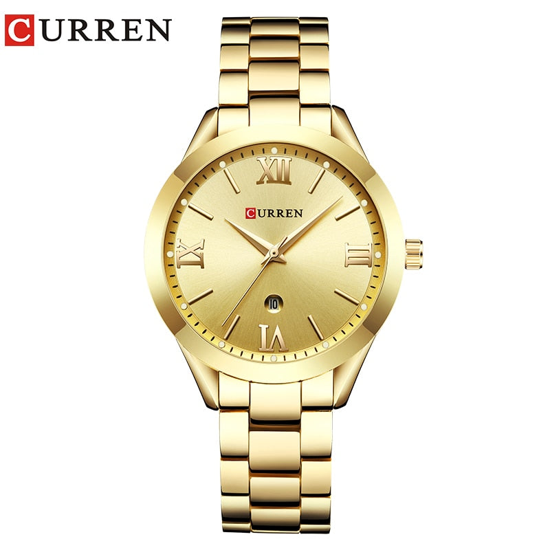 CURREN Gold Watch Women Watches Ladies Creative Steel Women&#39;s Bracelet Watches Female Clock Relogio Feminino Montre Femme | TageUnlimited