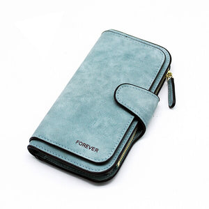 Brand Leather Women Wallets Designer Zipper Long Wallet Women Card Holder Coin Purse Bags for Women Carteira Feminina | TageUnlimited
