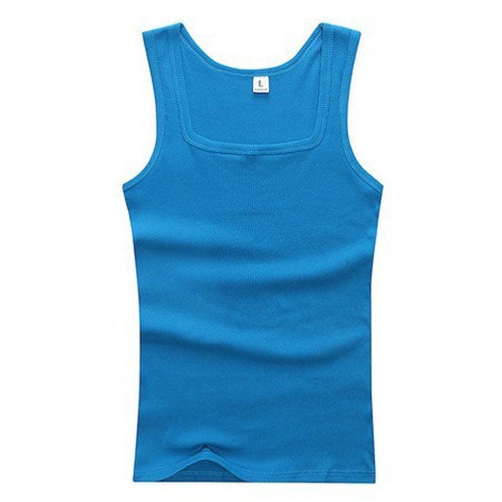 Summer Plus Size Men Clothing Tank Tops Black White Gray Singlets Sleeveless Fitness Men Vest Casual Bodybuilding Vest New | TageUnlimited