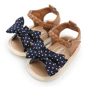 Baby Girl Shoes Infant Canvas Bow-knot Kids Beach Baby Walking Shoes First Walkers New | TageUnlimited