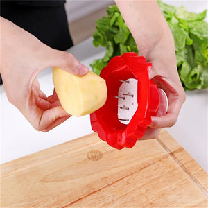 Vegetable Slicer Potato Cutting Artifact Protector Finger Hand Guard Kitchen Gadgets Vegetable Slicer Guard Kitchen Tools | TageUnlimited