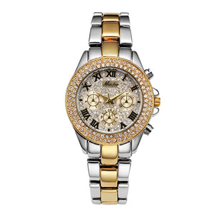 MISSFOX Womens Watch Shockproof Waterproof Luxury Ladies Ar Metal Watch bracelets Rhinestone Bu Cheap Watches Dropshipping | TageUnlimited