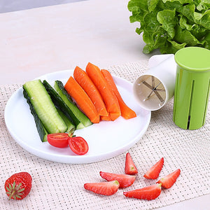 Creative Vegetable Cutters Fruit Kitchen Cucumber Carrot Divider Strawberry Slicer Splitter Kitchen Gadget Accessories | TageUnlimited