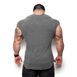 Mens Gym Singlets Sweatshirts sleeveless Vest letters print Bodybuilding Fitness male tank top Shirts Casual Muscle shirt | TageUnlimited