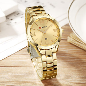 CURREN Gold Watch Women Watches Ladies Creative Steel Women&#39;s Bracelet Watches Female Clock Relogio Feminino Montre Femme | TageUnlimited