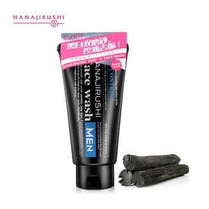 HANAJIRUSHI Oil Control Face Wash For Men Limpiador Facial Cleanser Skin Balancing Moisture Cleaning Pores Men’s  skin care 130g | TageUnlimited