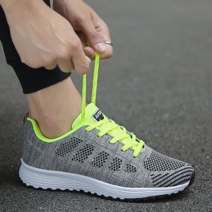 Women Casual Shoes Fashion Breathable Walking Mesh Flat Shoes Woman White Sneakers Women  Tenis Feminino Female Shoes | TageUnlimited