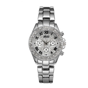 MISSFOX Womens Watch Shockproof Waterproof Luxury Ladies Ar Metal Watch bracelets Rhinestone Bu Cheap Watches Dropshipping | TageUnlimited