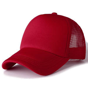 Unisex Cap Casual Plain Mesh Baseball Cap Adjustable Snapback Hats. | TageUnlimited