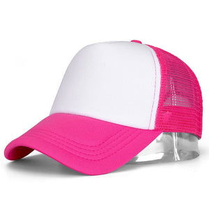 Unisex Cap Casual Plain Mesh Baseball Cap Adjustable Snapback Hats. | TageUnlimited