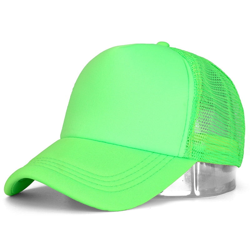 Unisex Cap Casual Plain Mesh Baseball Cap Adjustable Snapback Hats. | TageUnlimited