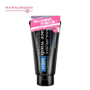 HANAJIRUSHI Oil Control Face Wash For Men Limpiador Facial Cleanser Skin Balancing Moisture Cleaning Pores Men’s  skin care 130g | TageUnlimited
