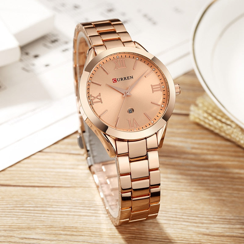 CURREN Gold Watch Women Watches Ladies Creative Steel Women&#39;s Bracelet Watches Female Clock Relogio Feminino Montre Femme | TageUnlimited